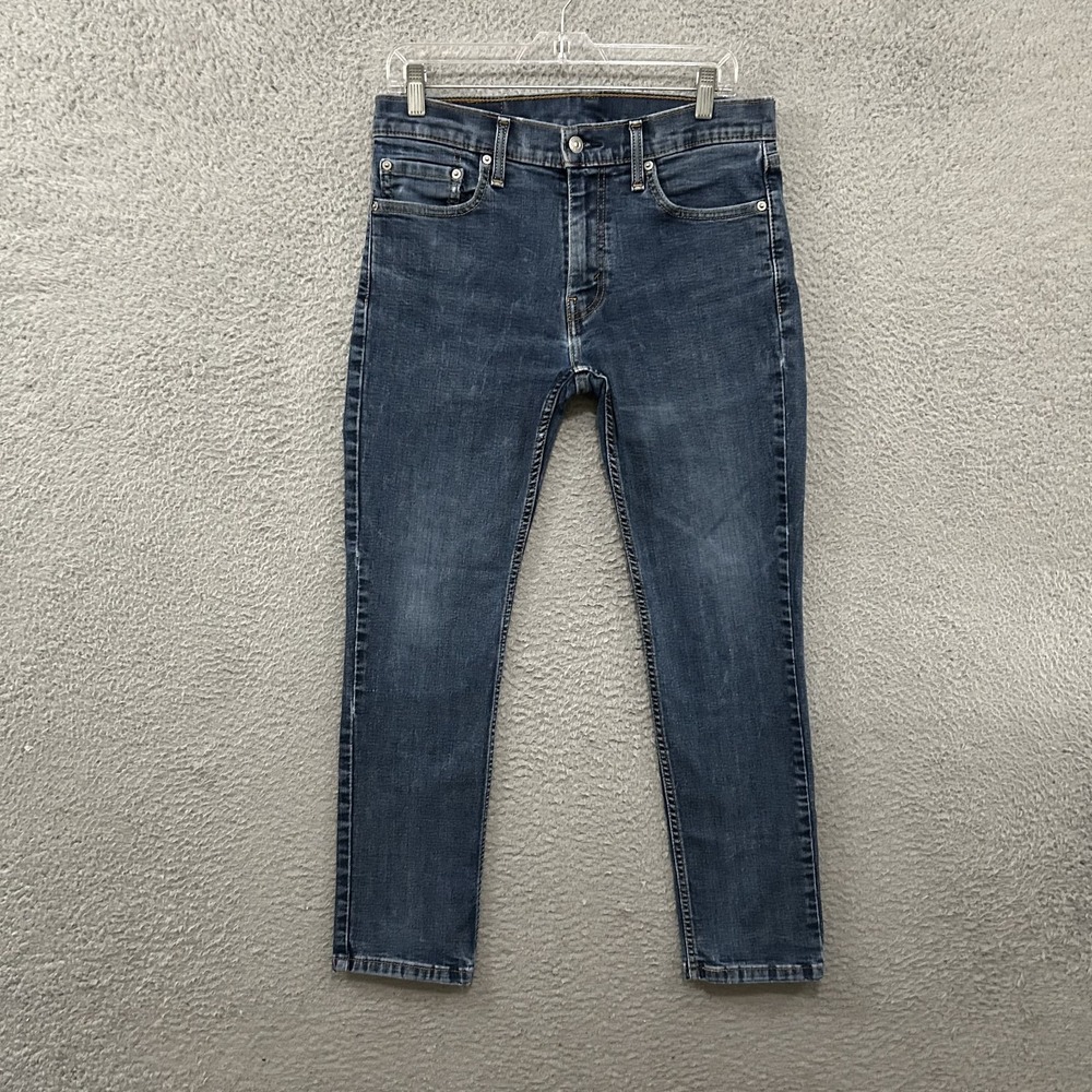 Levis Jeans Mens 32x30 Blue Denim 511 Slim Straight American Stretch Red Tab